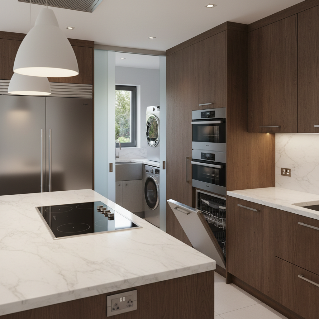 Premium appliances in a luxury home environment